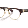 Burberry BE2472D 3002 - Dark Havana eyeglasses angle view