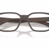 Burberry BE2474D 4234 - Matte Brown eyeglasses angle view