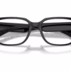 Burberry BE2475D 3001 - Black eyeglasses angle view