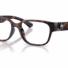 Burberry BE2475D 3002 - Dark Havana eyeglasses angle view