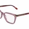 Calvin Klein CK26536 601 - Transparent Rose eyeglasses angle view