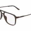 Calvin Klein CK26538 200 - Transparent Brown eyeglasses angle view