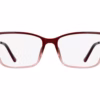 Calvin Klein CK26542 610 - Transparent Wine/Rose eyeglasses front view