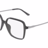Calvin Klein CK26543 035 - Transparent Grey eyeglasses angle view
