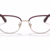Coach HC5130 9385 - Burgundy/Shiny Rose Gold eyeglasses front view