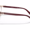 Coach HC5130 9385 - Burgundy/Shiny Rose Gold eyeglasses side view