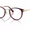 Coach HC5133D 5677 - Transparent Mauve eyeglasses angle view