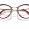 Coach HC5133D 5677 - Transparent Mauve eyeglasses angle view