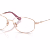 Coach HC5144TD 9470 - Shiny Blush Gold eyeglasses angle view