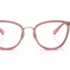 Coach HC5146 9416 - Transparent Pink eyeglasses front view