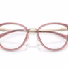 Coach HC5146 9416 - Transparent Pink eyeglasses angle view