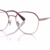 Coach HC5164D 9331 - Rose Gold / Burgundy eyeglasses angle view