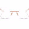 Coach HC5185 9331 - Shiny Rose Gold eyeglasses front view
