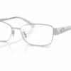 Coach HC5201 9001 - Shiny Silver eyeglasses angle view