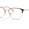 Coach HC5202 9505 - Light gold/brown eyeglasses angle view