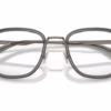 Coach HC5210 9472 - Satin Gunmetal/Grey eyeglasses angle view