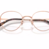 Coach HC5213TD 9407 - Shiny Rose Gold eyeglasses angle view