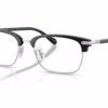 Coach HC5215TD 9467 - Silver/Black eyeglasses angle view