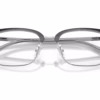 Coach HC5215TD 9495 - Silver/Transparent Grey eyeglasses angle view