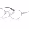 Coach HC5216D 9001 - Shiny Silver eyeglasses angle view