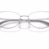 Coach HC5216D 9001 - Shiny Silver eyeglasses angle view