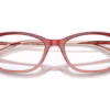 Coach HC6142 5551 - Burgundy Glitter Gradient eyeglasses angle view