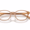 Coach HC6152D 5654 - Transparent Brown eyeglasses angle view