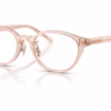 Coach HC6152D 5668 - Transparent Pink eyeglasses angle view