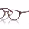 Coach HC6152D 5677 - Transparent Mauve eyeglasses angle view