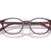 Coach HC6152D 5677 - Transparent Mauve eyeglasses angle view