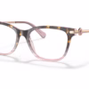 Coach HC6176 5650 - Rose Tortoise Gradient eyeglasses angle view