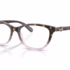Coach HC6180 5650 - Rose Tortoise Gradient eyeglasses angle view