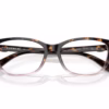 Coach HC6180 5650 - Rose Tortoise Gradient eyeglasses angle view