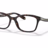 Coach HC6181 5120 - Dark Tortoise eyeglasses angle view