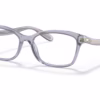 Coach HC6181 5665 - Transparent Violet eyeglasses angle view