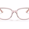 Coach HC6185 5668 - Transparent Blush eyeglasses front view
