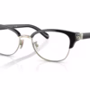 Coach HC6195 5002 - Shiny Light Gold/Black eyeglasses angle view