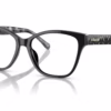 Coach HC6207U 5002 - Black eyeglasses angle view