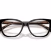 Coach HC6226F 5781 - Black/Transparent Blush eyeglasses angle view