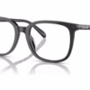 Coach HC6227U 5793 - Transparent Dark Grey eyeglasses angle view