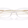 Coach HC6233U 5111 - Transparent Clear eyeglasses angle view