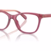 Coach HC6235F 5824 - Transparent Oxblood eyeglasses angle view