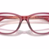 Coach HC6235F 5824 - Transparent Oxblood eyeglasses angle view