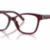 Coach HC6246F 5393 - Milky Burgundy eyeglasses angle view