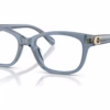 Coach HC6257U 5259 - Milky Denim eyeglasses angle view