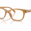 Coach HC6257U 5774 - Milky Amber eyeglasses angle view