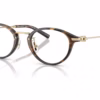 Coach HC6268D 5120 - Dark Tortoise eyeglasses angle view