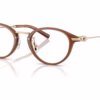 Coach HC6268D 5888 - Transparent Brown eyeglasses angle view