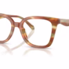 Coach HC6274U 5898 - Striated Bark/Moss eyeglasses angle view