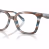 Coach HC6274U 5899 - Striated Maple/Blueberry eyeglasses angle view